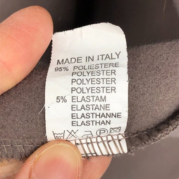 Kyna Collection Taupe Wrap Waterfall plush trench Coat waist tie size ~L - Picture 14 of 16